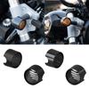 Motorcycle Front & Rear Turn Signal LED Light Protections Cover Plastic Shield For Qjmotor SRV300 / Srv 350