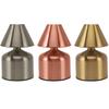 Touch Desktop Light 3 Color LED Hardware Acrylic Cordless Stepless Dimming Table Desktop Lamp 3W Space Saving for Restaurant