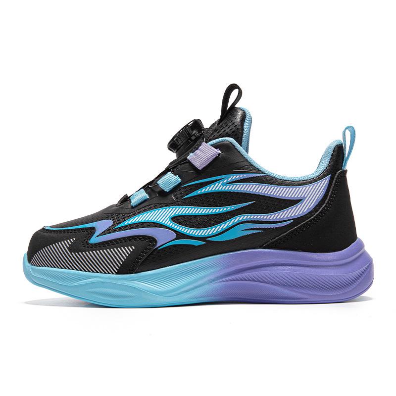 Boys' 2025 Autumn/Winter Leather Sports Shoes - Non-slip, Shock-absorbing, Fashionable Running Shoes for Medium and Large Children