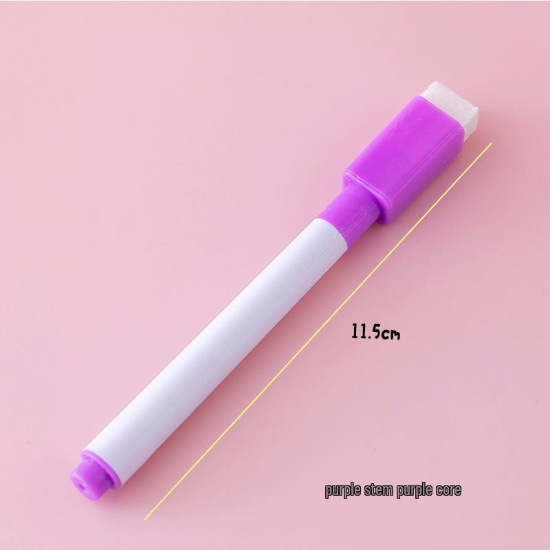 Creative Erasable Whiteboard Marker with Brush Tip - Water-Based Colored Pen for Kids' Drawing