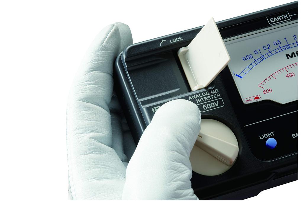Hioki Insulation Resistance Meter Analog Megohm with Test Leads JIS Made In Single DC 500V Megger (HIOKI) IR4013-10 Hi-Tester L9787, Certified, Japan,