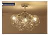 Nordic Romantic Bubble Lamp - Creative Glass Pendant for Children's Room, Living Room, or Restaurant.