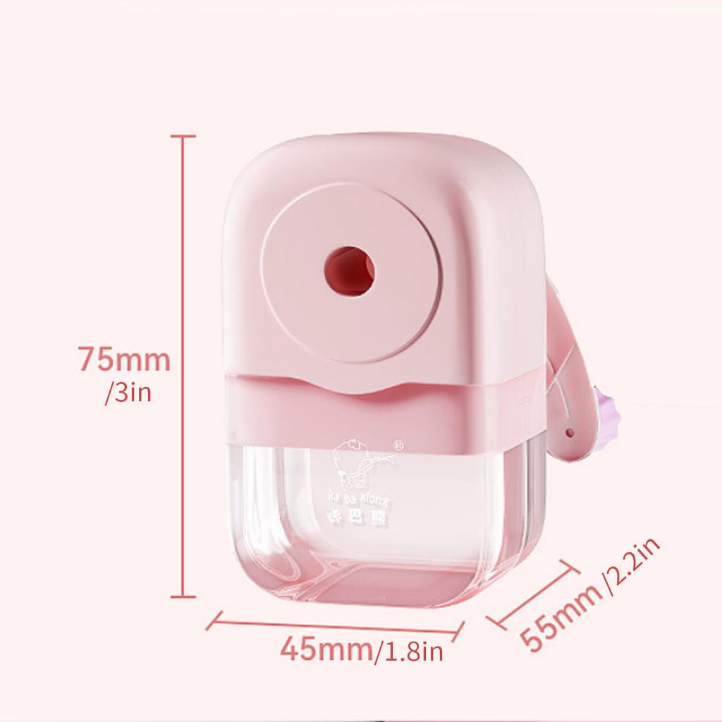 Macaron Colored Pencil Sharpener Student Hand-crank Pencil Sharpener Large Diameter Drawing Stationery Cute School Supplies
