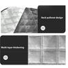 Parked Car Steering Wheel Cover, Soft Quilted Sun Cover, Foldable 43 cm Accessory for Daily Drivers in Warm Weather