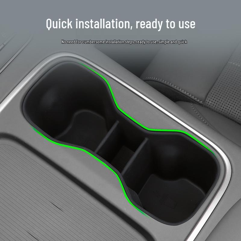 23-24 NIO ES6 Center Console Cup Holder Cover - Car Storage & Decoration Accessories