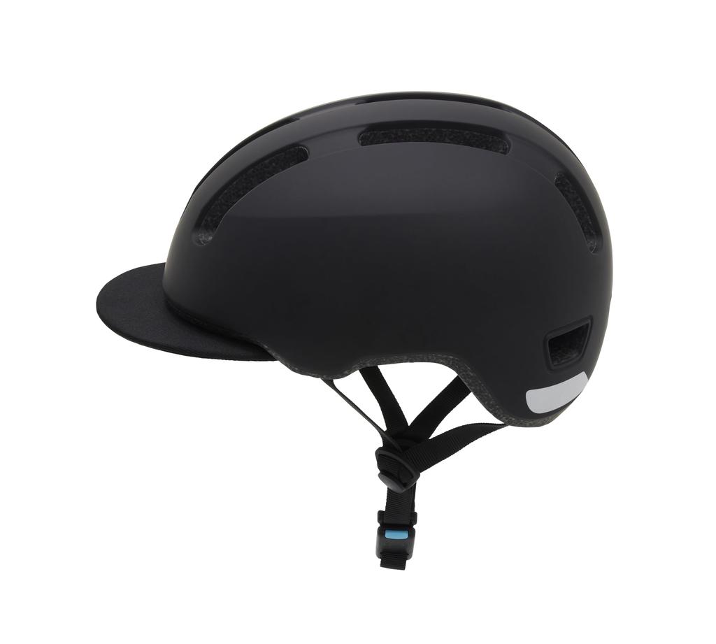 Ides Urban Comfort Matte SG Adult Size for Breathable [Official] Helmet, Black, Certified, 54-59cm, Cycling, Commuting, School, Lightweight,