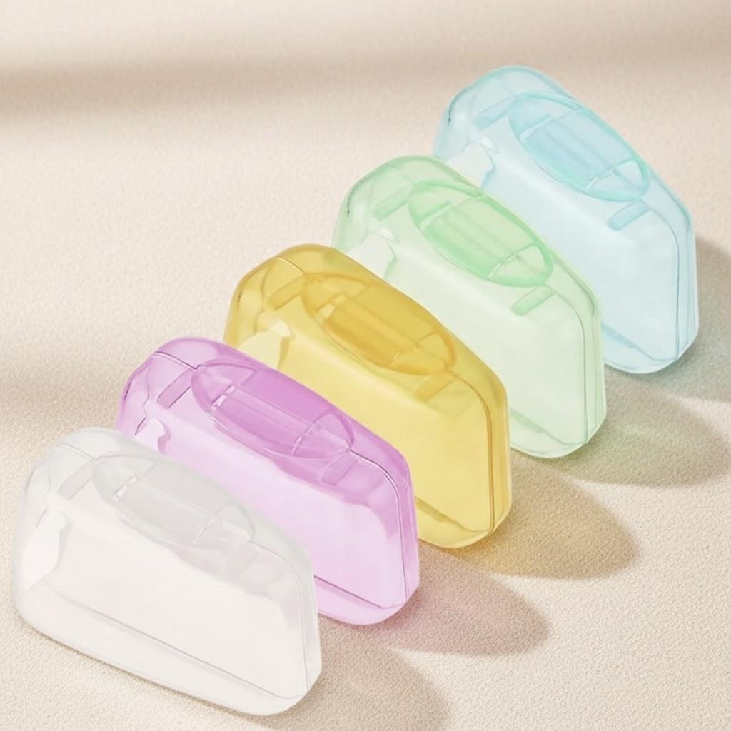 

Portable Toothbrush Cover Set 5pcs Protective Travel Case Home Outdoor Camping Hygiene Bathroom Accessory S