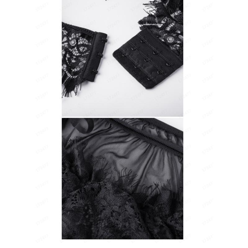 Set sexy in pizzo con ciglia intimo da donna prospettiva sex