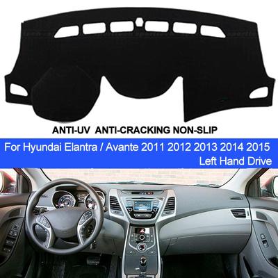 Araba Dashboard Dash Mat Anti-Güneş Hyundai Elantra/Avante 2011 2012 2013 2014 2015 Soldan Direksiyon