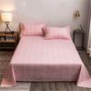 Washed Cotton Bed Sheet Bedspread Soft Breathable and Fade Resistant Easy Maintenance for Room Bedding Sheet