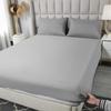 Washed Cotton Fitted Mattress Protector
