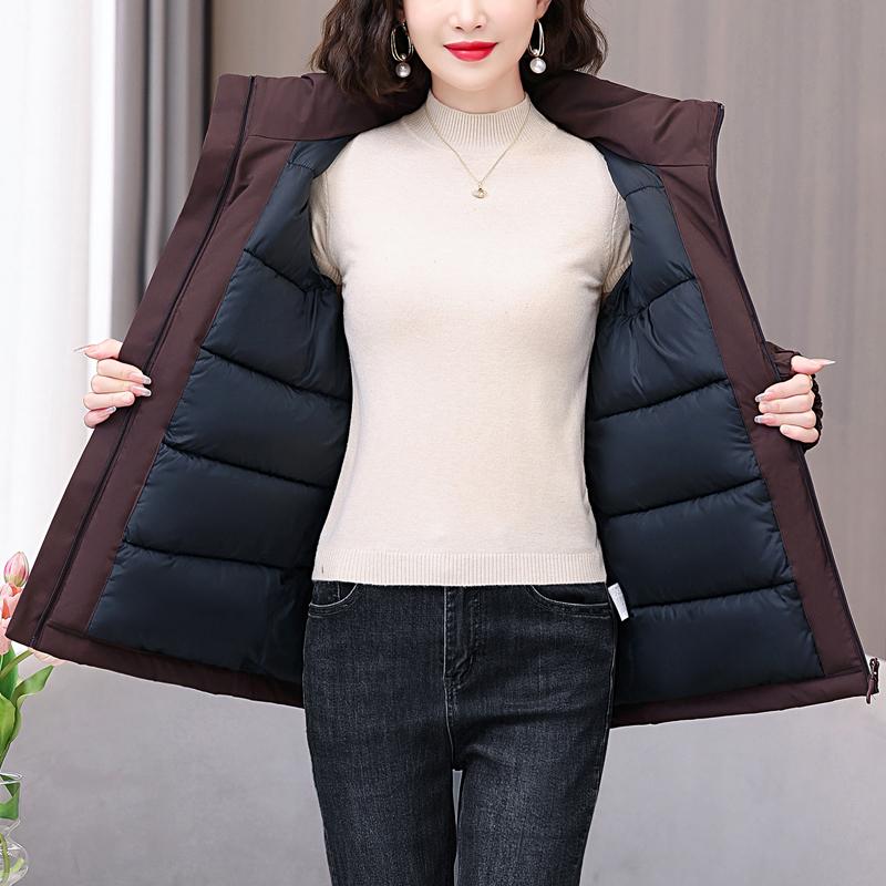 Winter Woman Parkas Hooded Thick Warm Outerwears Loose Women's Coats