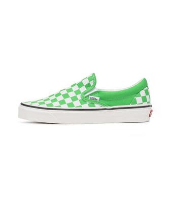 Classic Slip On 98 Dx    Checkerboard  Classic Green  Vn0a7q581oz1