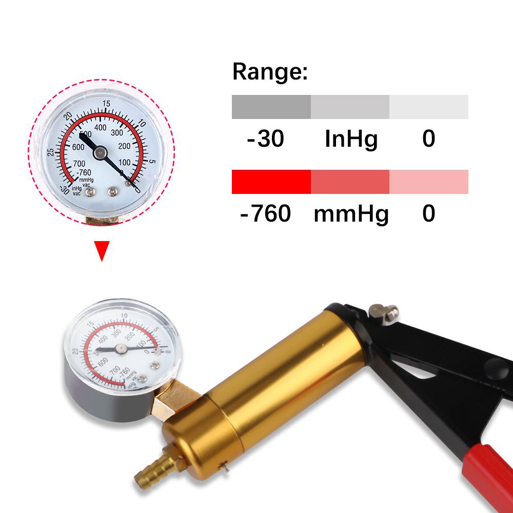Portable Oil Vacuum Pump Kit Repair Tools Car Manual Vacuum Pump 2 in 1 Set Powerful Oil Suction Tool Automotive Fluid Tester