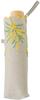 BECAUSE Folding Mimosa Umbrella, Embroidery, Mini, Gray, B-095266