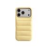 Luxury PU Leather Puffer Phone Case For 17 16 15 14 Pro Max 13 Shockproof Cover Urban Sophistication Down Jacket Caps