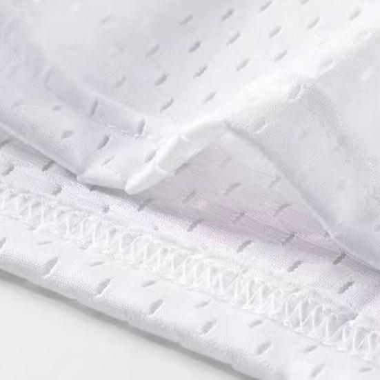 Men Top Breathable Round Neck Quick Dry Mesh Design Short Sleeve All-matched Solid Color Men Summer Top Outing Clothing