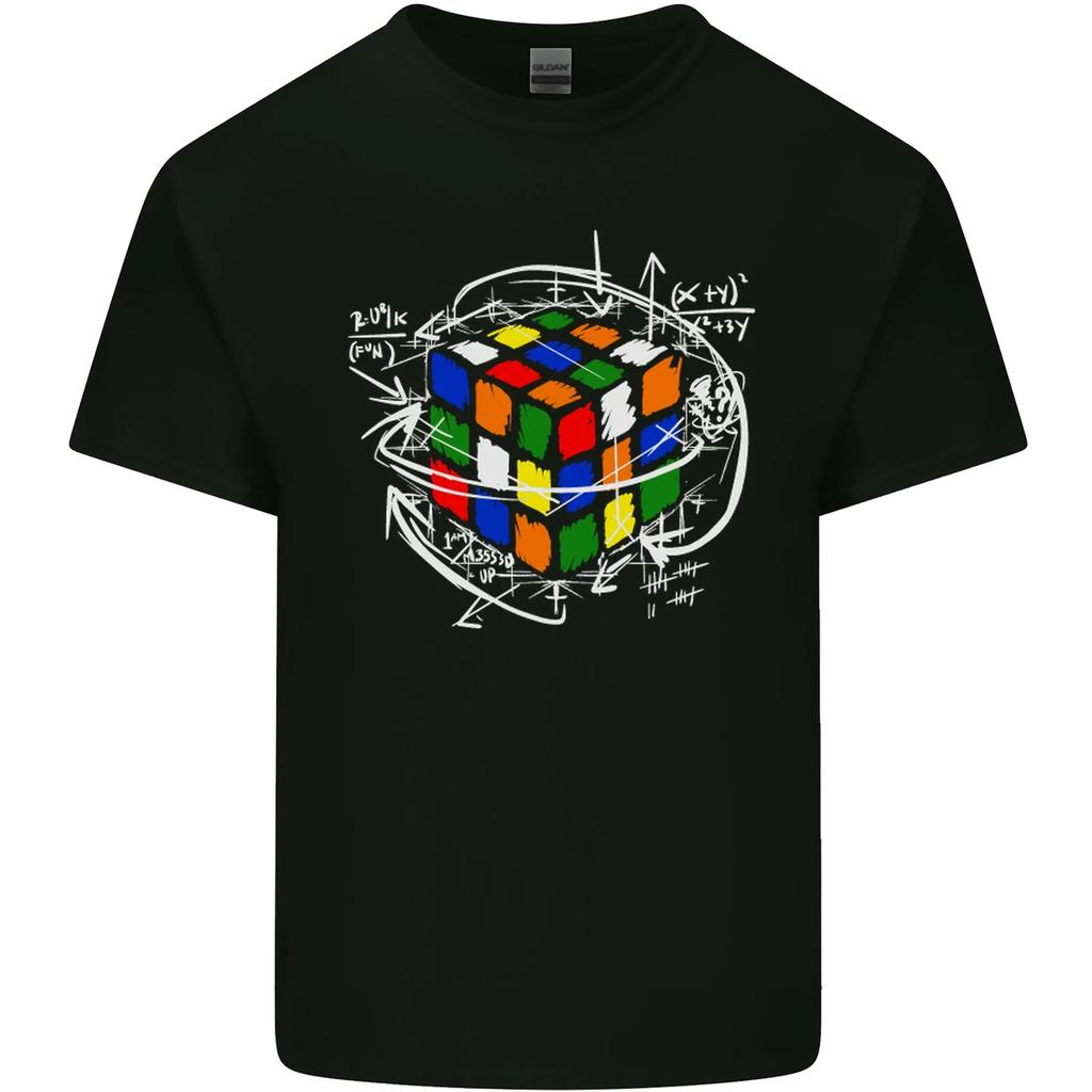 Rubix Cube Equation Funny Puzzle Enigma Kids T-Shirt Childrens