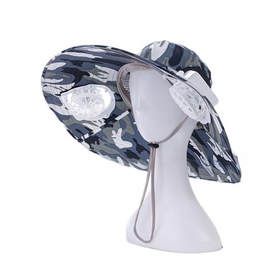 

Мужская шляпа от солнца Yousheng со съемными вентиляторами на солнечной батарее USB, широкополая шляпа для рыбалки UPF50+, летняя шляпа с регулируемым вентилятором для отдыха на открытом воздухе A камуфляжный