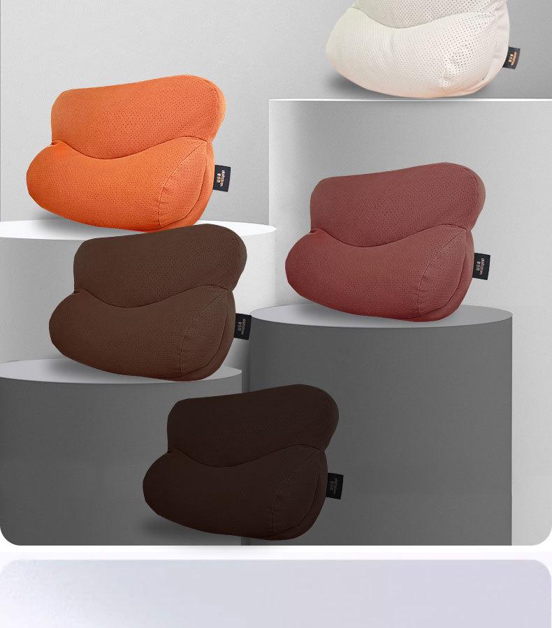 Smart Mobility Car Headrest, Lumbar & Neck Support with Seat Pillow for Porsche, Land Rover & Toyota