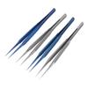 140mm Fingerprint Flying Wire Tweezers Curved/Straight Tip Precision Tweezers  Maintenance Tool