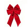 New velvet bow decoration Christmas three-dimensional pendant Christmas tree scene atmosphere layout