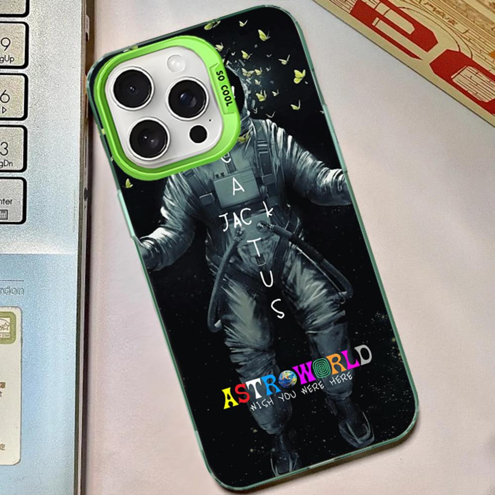 Cactus Jack Hiphop Phone Case For IPhone 16 15 14 13 12 11 Pro Max X XR XSMAX 8 7 Plus Matte Shockproof Back Cover
