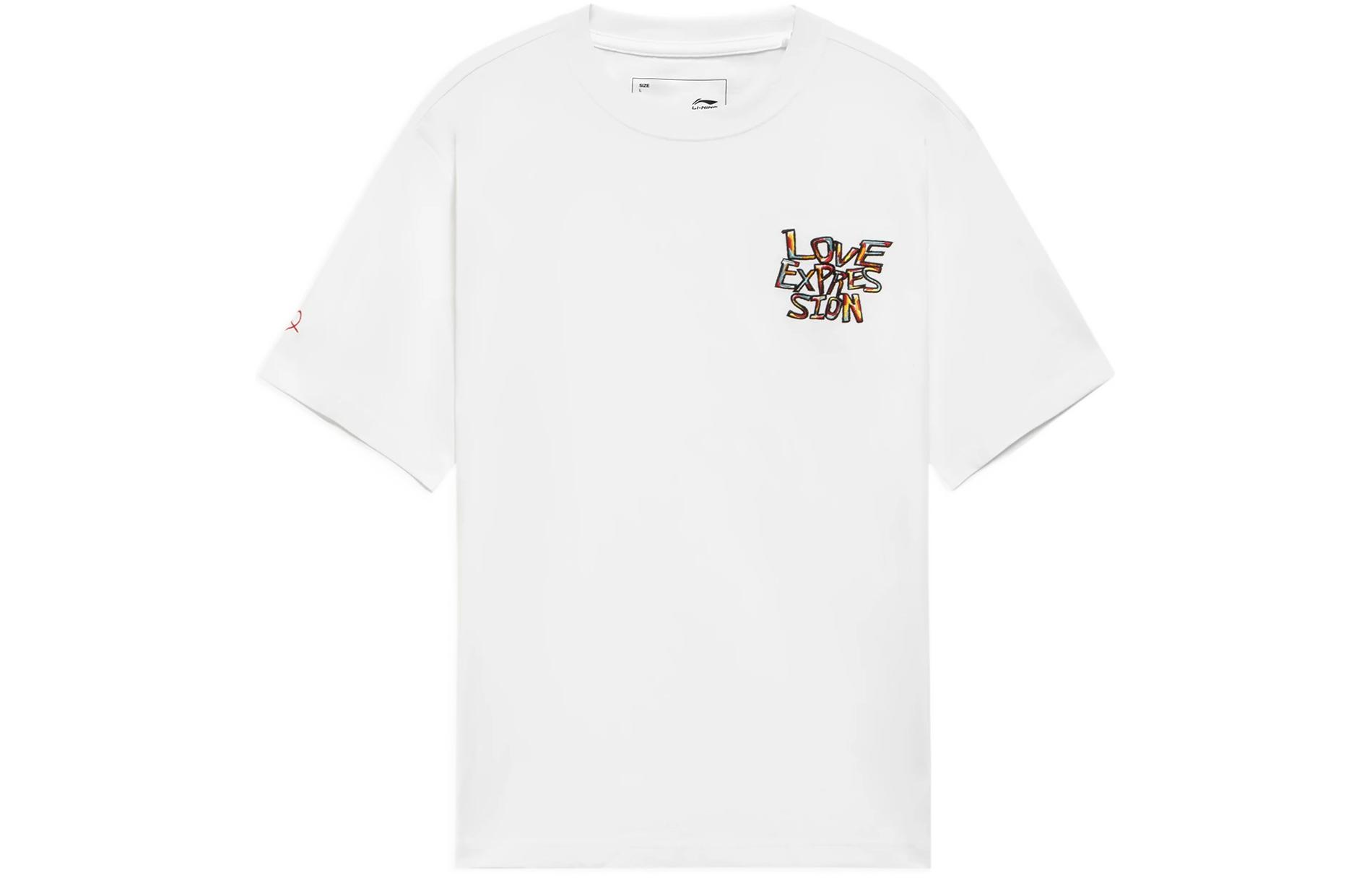 Li Ning Sports Fashion Collection T Shirt Unisex White AHSS881-1 S