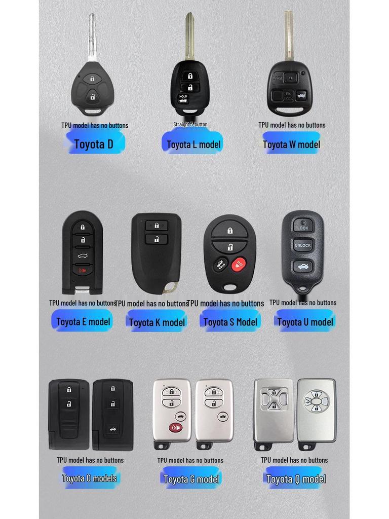 Toyota Sienna Key Cover: Special Shell Buckle for Sienna and Granvia