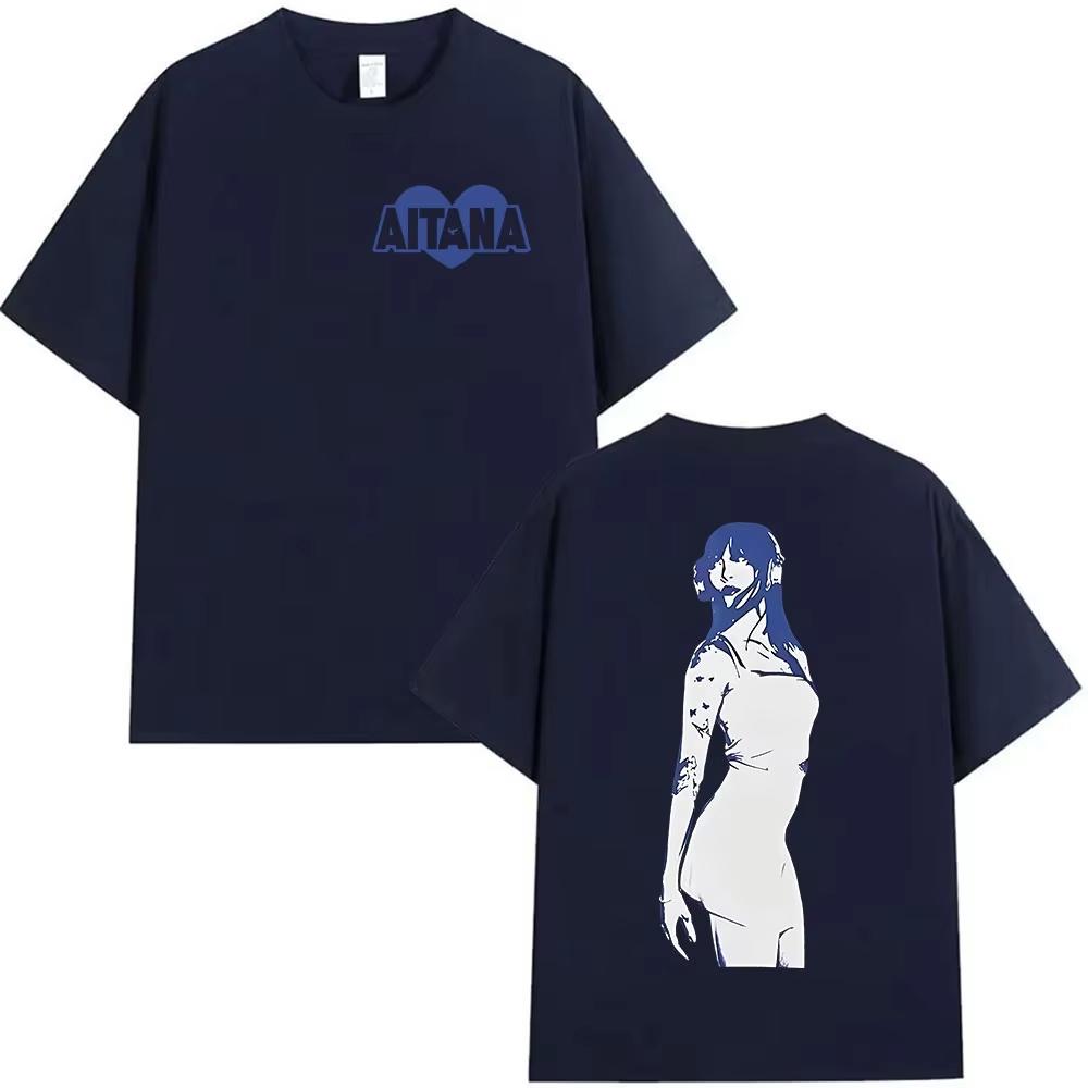 

Aitana World Tour Merch T Shirt Mens Women Vintage Oversized Cotton Tshirts Hip Hop Loose Short Sleeve Tshirt Streetwear S