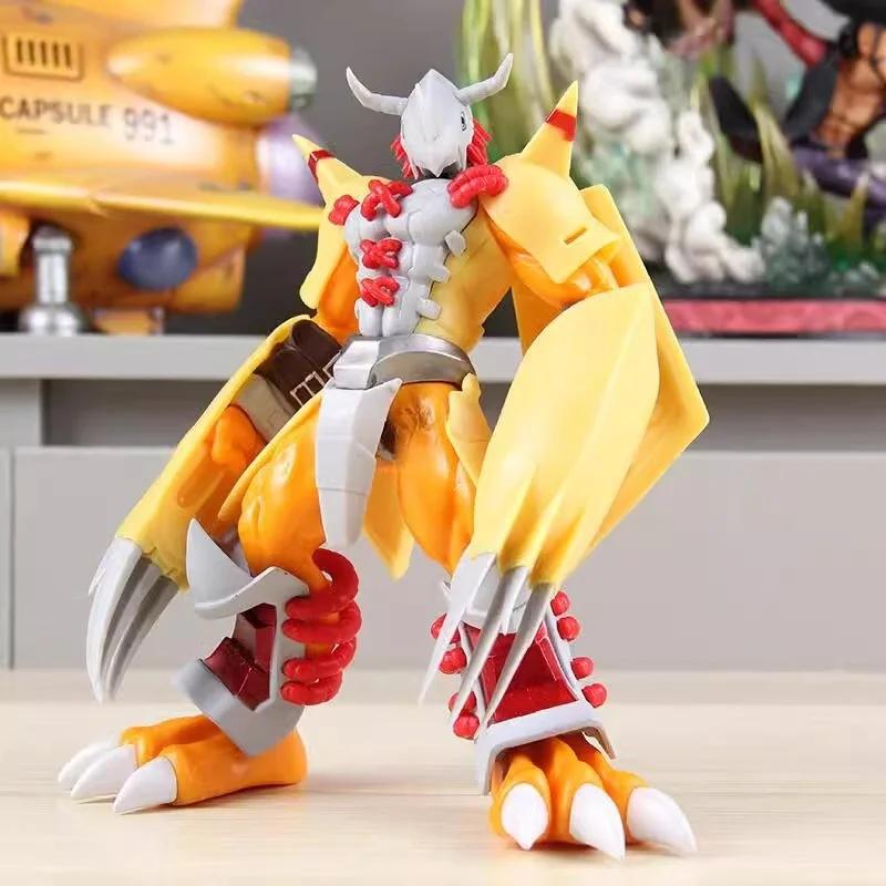 20 см Фигурка War Greymon Аниме Статуэтка Цифрового Монстра Монстр Греймон Фигурка Скульптура Украшение для Гостиной Настольные Аксессуары