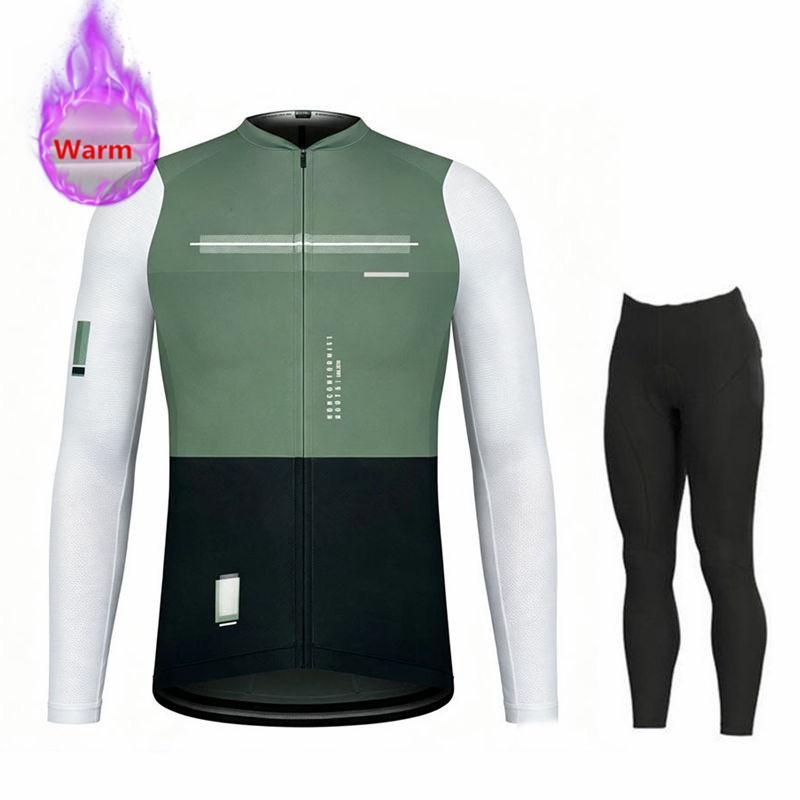 Pro Team Winter Thermal Fleece Cycling Clothing Men's Jersey Suit Warm Bicycle Bike Clothes MTB Maílllot Ciclismo Hombre