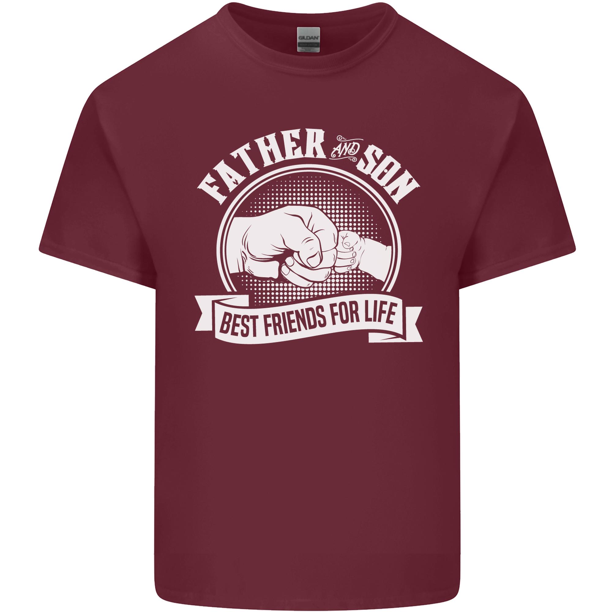 Father Son Best Friends for Life Unisexs Light Cotton TShirt S