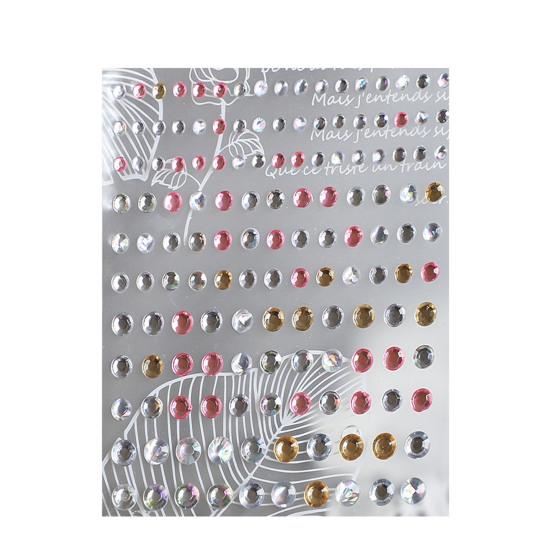 3D Effect Back Glue Nail Pearl Sticker Mini Beauty DIY Nail Art Decoration Manicure Accessory for Makeup
