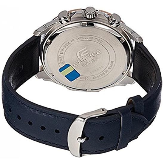 Casio Edifice EDIFICE 100m Water Resistant Chronograph Genuine Leather Strap EFR-539L-7C Men's Watch [Used]