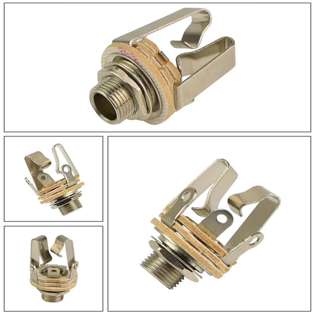 YINKE DIY Effects Pedal Open Jack Stereo Jack for Guitar and Bass of High Quality Active Ideal for 6.35mm (Set 3) - Type, Input/Output