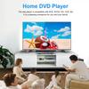 1080 HD DVD-програвач Всі регіони Безкоштовний DVD CD Диски AV Вихід USB Вбудований Порт для Мікрофона Висока Роздільна Здатність Домашній 4K DVD-програвач Коробка
