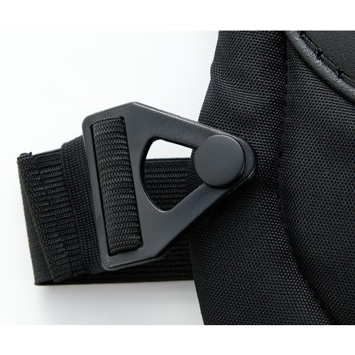 TRUSCO Knee Pads Buckle Type Set of 2 for Both Legs Black KPBT-BK