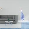 Foldable Ceramic Wall Hook Organizer Porcelain Lady Coat Hanger Towel Nordic Girl Figurine