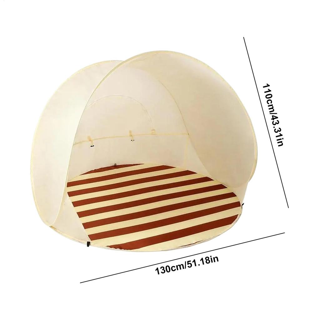 Portable Easy Pop Tent For Beach Person Canopy Beach Shade With Ventilating Mesh Window For Outdoor Camp Picnic Garden Backyard