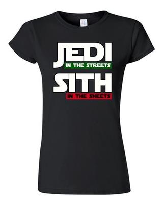 Junior Jedi Auf der Straße Sith Im Bett Film Lustige Parodie DT T-Shirt Tee Unisex T-Shirt