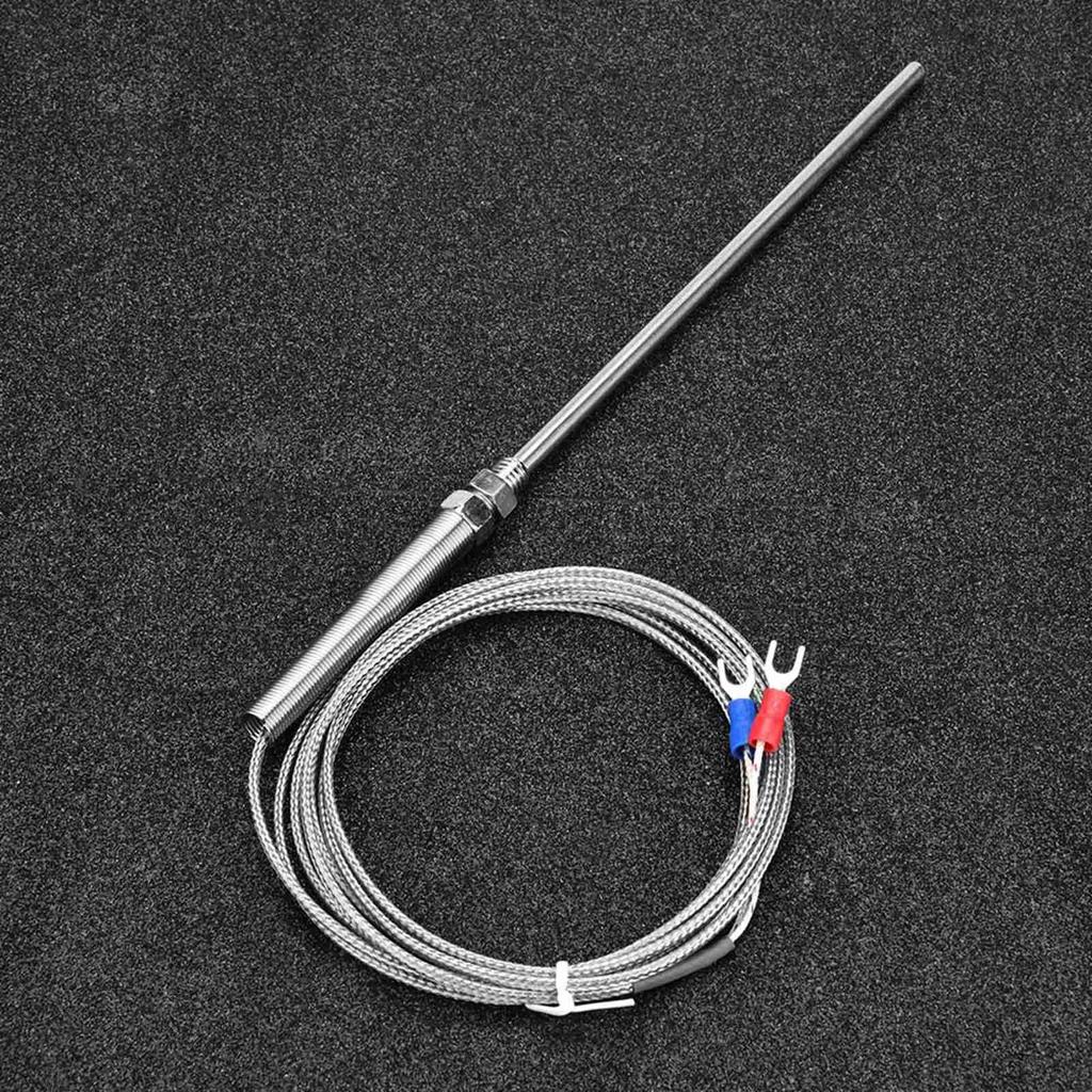M8 Thread Type K Thermocouple 150mm Probe Temperature Sensor Wire 0-400 celsius (1 m)