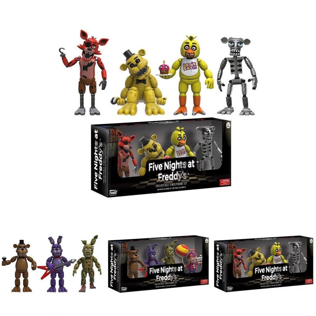 Figurines d'Action Exquises Fnaf Pizza Simulator 4cm Parfait Pour les Cadeaux d'Enfants et les Collectionneurs