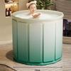 Foldable Bathtub Portable and Durable Adult Bathtub Long-lasting Temperature Control Lock Type Bath Tub Non Installed Bathtub