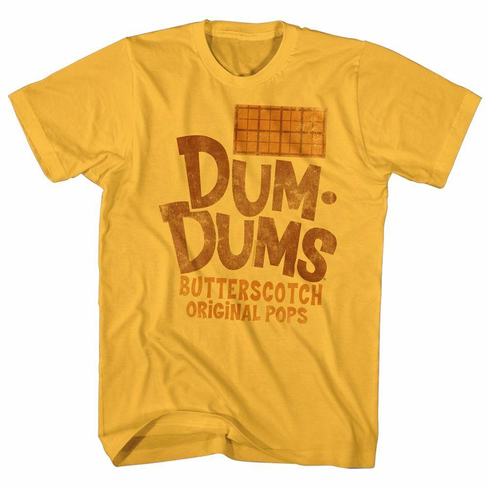 Dum Dums Butterscotch Ginger Adult T-Shirt Mens Womens Tees Top 4XL
