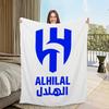 Al Hilal S-Saudi Football Club Blanket Blanket for Couch Sofa Travel Home Hiking Picni Bed Beding Flannel Blanket Birthday Gift