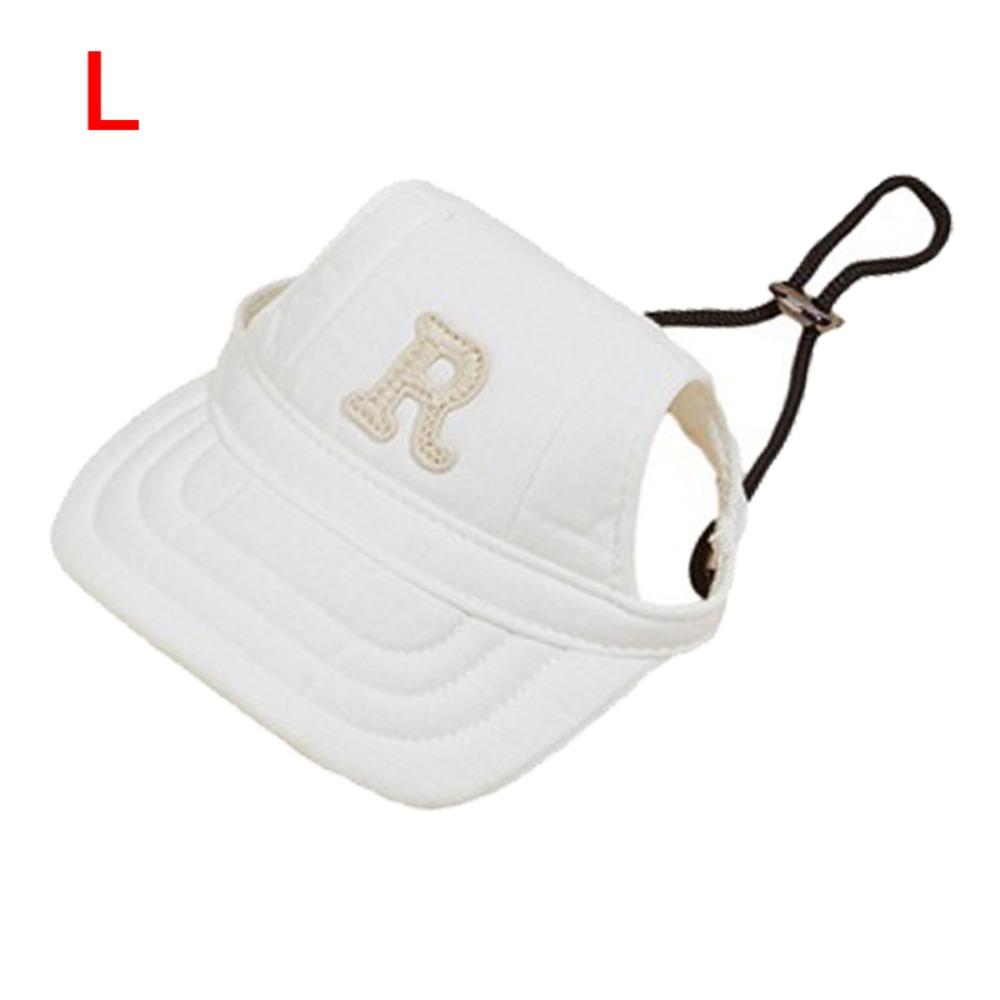 Breathable Embroidered Dog Cap Ear Holes Dog Bonnet Cap Fashion Dog Sun Hat Outdoor