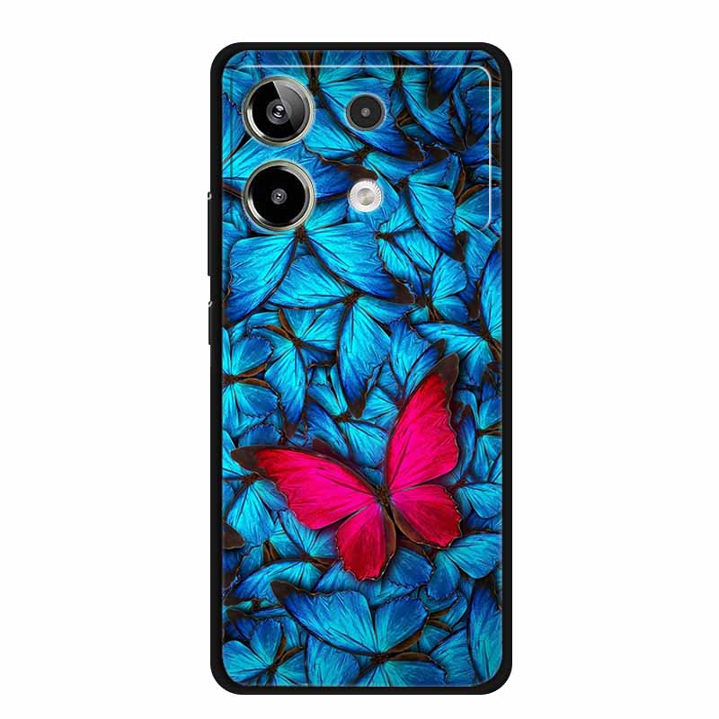 For Redmi Note 13R Pro Case Animals Soft Silicone TPU Phone Cases Back Cover For Xiaomi Redmi Note13R Pro Wolf Protector fundas