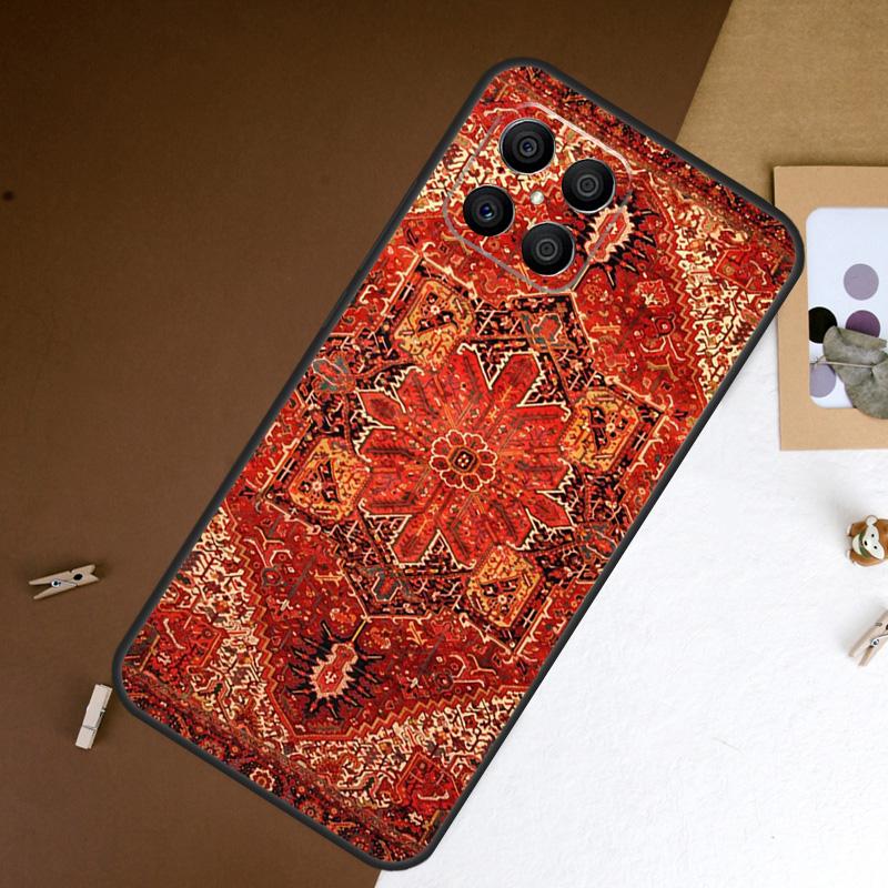 Persian Carpet Floral Pattern Phone Case For Honor 90 Lite 50 70 Magic 5 6 Pro 8X X6 X7 X8 X9 X8a X7a X6a X9b X9a Cover