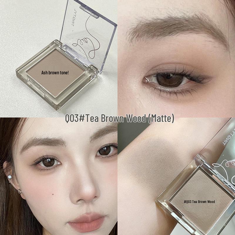 Single Color Eyeshadow: Mashed Potato Diamond Burst Glitter - Brightening Highlight for Beginners
